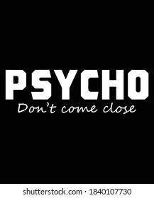 Psycho Typography Design For Print Item