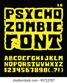 Psycho Zombie Font