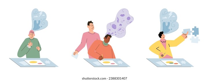 Psychoanalysis vector illustration. Aid and assistance from mental health professionals are crucial in overcoming personal challenges Consultation with therapist provides valuable insights