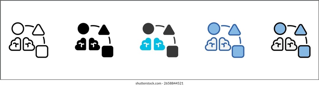 Psychographic Icon Pack Multistyle Illustration