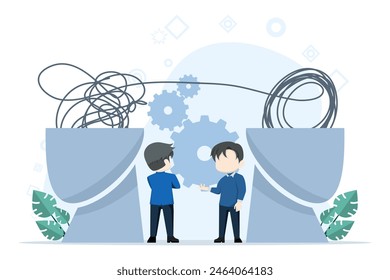 psychological problems concept. help patients with psychological problems. Therapy for mental illness. Mental health problems and their treatment. Mental disorders concept. Flat vector illustration.