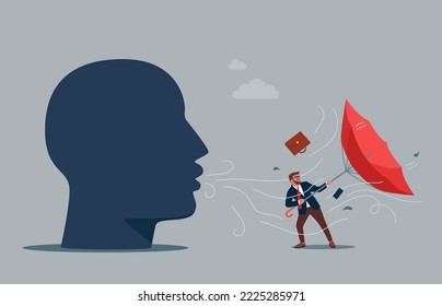 Psychological Protection Against Bullying And Harassment. Flat Modern Vector Illustration