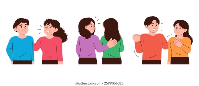 Psychological support. People who cheer and comfort your friends.