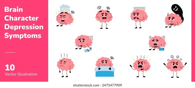 Psychological Symptoms Depression Brain Character