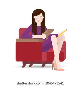 Psychologist in the chair