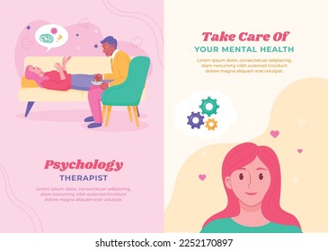 Psychologist help vector illustration design.