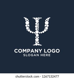 psychologist logo design vector template