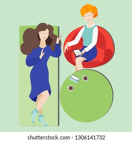 psychologist and patient