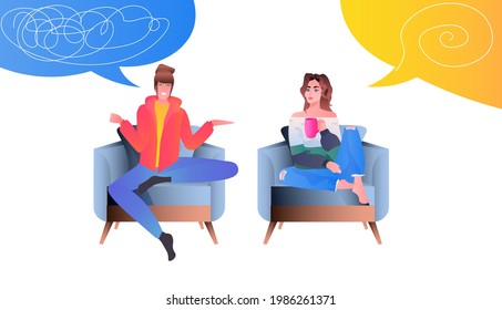 psicólogo que resuelve problemas psicológicos en sesión de psicoterapia cerebral enmarañada