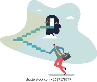 Psicologia ou cérebro analisam a inteligência humana, a memória, a mentalidade ou o bem-estar mental, sobre um homem e sua vida.