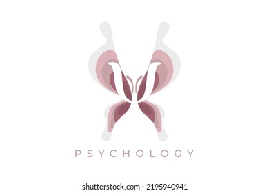 Psychology Butterfly Logo Concept Design