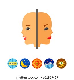 Psychology Flat Icon