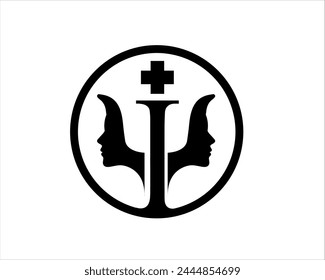 psychology and health medical service logo for consult