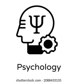 Psychology icon in editable vector design 