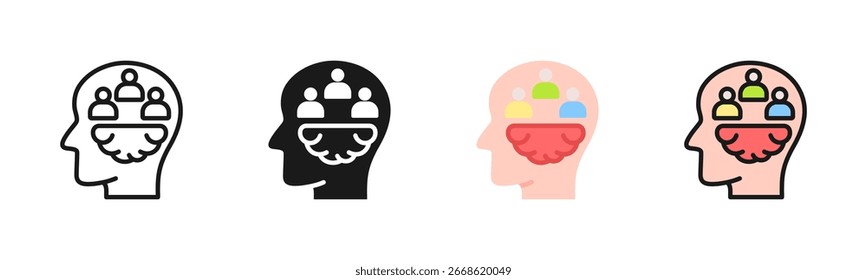 Psychology Icon Pack In Multiple Styles