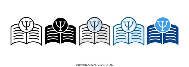 Psychology Icon Set Multiple Style Collection