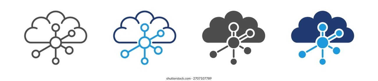 psychology icon set multiple style