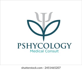 psychology leaf logo designs for medical consult logo