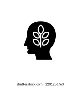 Psychology line icon. Simple element illustration. Psychology concept outline symbol design.