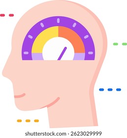 Psychology Line vector Icon Design