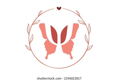 Psychology Logo Design | Clean Butterfly