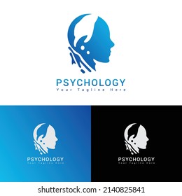 Diseño del logotipo de psicología - Plantilla de logotipo