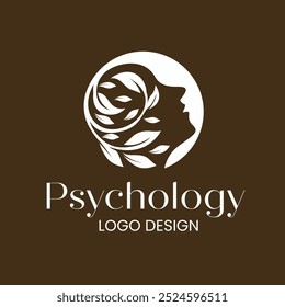 Psicologia Logo Design. Eps. de ilustração de vetor Formato editável e escalável.