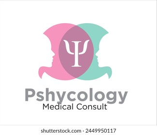 diseños de logo de psicología para consulta médica