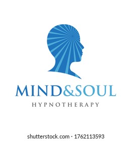 Psychology Logo. Hypnotherapy Logo Design Vector