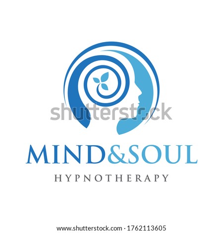 Psychology Logo. Hypnotherapy Logo Design Vector