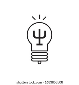 Psychology logo template vector icon design