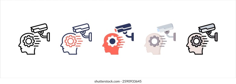 Psychology Multi Style Icon Set