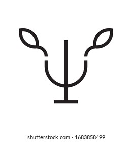 Psychology psi logo template vector icon design