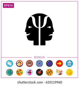 Psychology simple icon