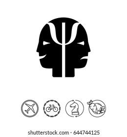 Psychology simple icon