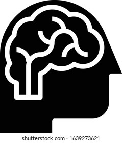 Psychology - Study subject icon set. High quality solid vector illustration for website and mobile application.