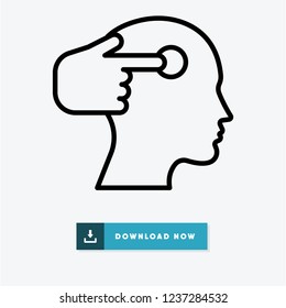 Psychology vector icon