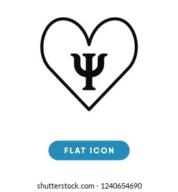 Psychology vector icon