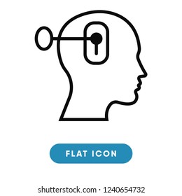Psychology vector icon