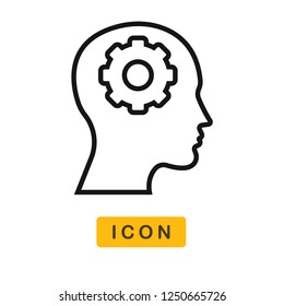 Psychology vector icon