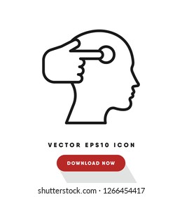 Psychology vector icon
