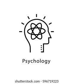 Psychology Vector Line Icon