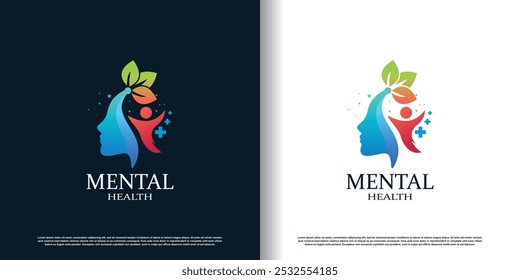 Diseño de logo de Psycholugy con concepto creativo Vector premium