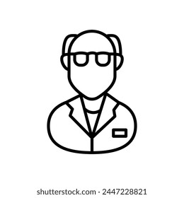 Psychotherapist icon in vector. Logotype
