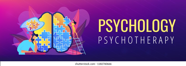 Psychotherapy and psychology header banner.