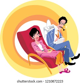 Psychotherapy session, counselling