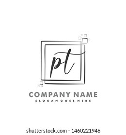PT Initial beauty monogram logo vector