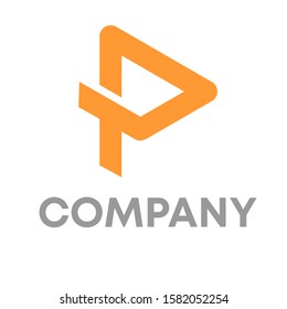 PT logo icon design template sign