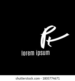 Pt-Tagline Initial-Logo-Vektorgrafik
