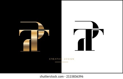 PT Or TP Abstract Icon Logo Monogram